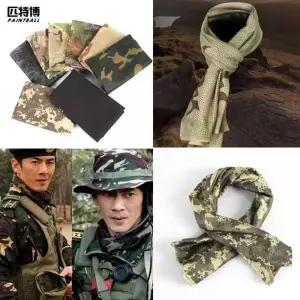[골드스마일]밀리터리 스타일 쿨 메쉬 헤어 넥 레저 스카프 목도리 160x50cm