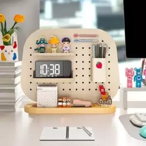 [생활] 타공 벽걸이 선반 스탠드형 정리보드