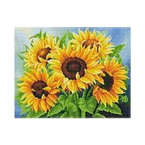 DIY 보석십자수 정물시리즈 5개의 태양 40X50 세트액자 취미생활 패키지 비즈 반짝이