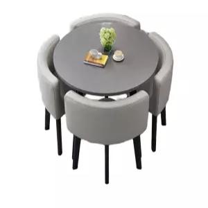 상담 테이블 원형 원탁 사무실 리셉션 회의실 카페 미팅용 세트 회의테이블 데스크 라운드