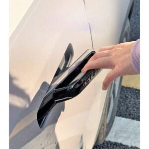 매립형도어스티커 자동차 손잡이 부착 디자인 튜닝 지퍼 전용 외부 년형 액세서리