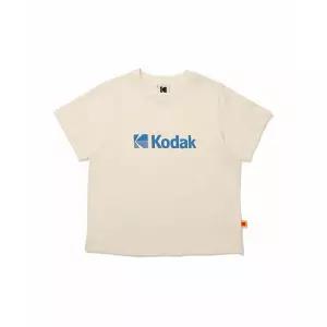 매장정품 KODAK 코닥 빅로고 아스킨 반팔 티셔츠 우먼 IVORY K5222ERS26IVR 1134627