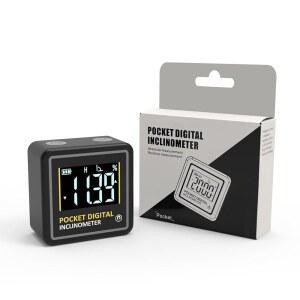 [미국배송] KNINE 아웃도어 미니 디지털 앵글 파인더 4면 강한 자기 게이지 테이블 톱 마이터 각도기 목공 측정 도구 걸이용 레벨 박스(1팩 플라스틱 소형 사이즈)