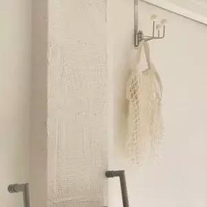 [생활] 회전형 옷걸이 행거 도어 후크 3구 가방걸이 옷장