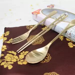 아기용 유기 수저 세트 방짜유기