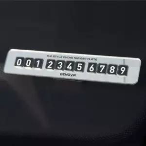스타일 주차번호판 자동차 휴대폰번호 주차알림판 차량용전화번호판 차번호판 자동차핸드폰번호