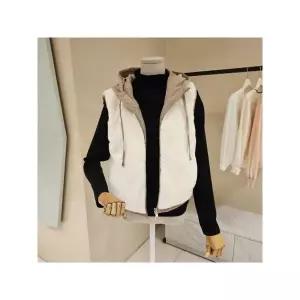 [하프클럽/데스틸]  D2554VT04 양면패딩퍼후드베스트