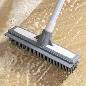 실리콘 바닥 청소솔 길이조절 밀대 스퀴지 스크래퍼