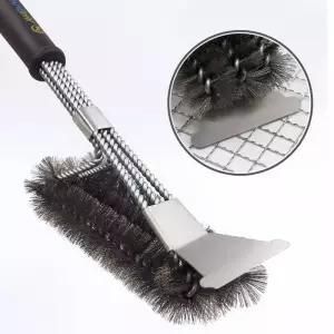 캠핑 바비큐 스크레퍼 세척 솔 화롯대 그리들 석쇠 세척 브러쉬 찌든때