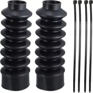 X AutoHOX 2pcs 모터사이클 프론트 포크 가드 커버 충격 흡수 부츠 39mm 범용 할리 스포츠스터 XL883 1200