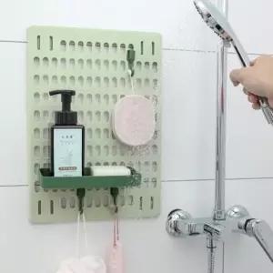 [생활] 타공보드 소품걸이 선반 핀보드 수납셋트