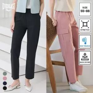 에버라스트 여름까지 입는 여성 프리미엄 쿨밴딩팬츠 정장핏 데일리룩 오피스룩 Bon-2583