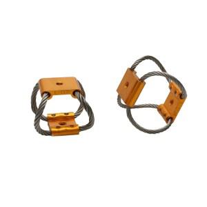 1개 미니 스틸 와이어 로프 임팩 흡수기 진동 댐퍼 흔들림 방지 마운트 UAV 드론 사진 촬영 카메라 DIY RC