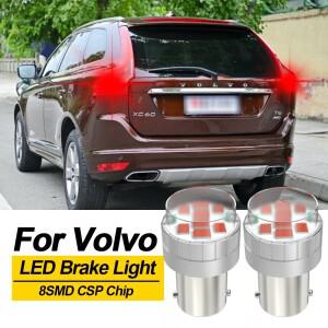 BMTxms 1156 Ba15s P21W BAY15d LED 브레이크 등 캔버스 전구 스톱 테일 램프 볼보 호환 C30 V60 XC60 S40