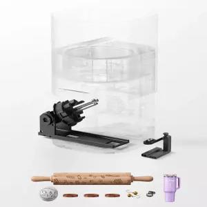 WeCreate 루모스 조각기용 로터리 프로 부착물 원통형 물체 보석 링 인테리어 와인 잔 야구공 텀블러