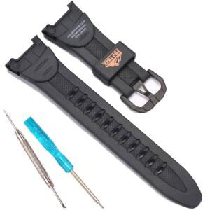 카시오 PRG-50 PRG-60 프로트렉 남성 스포츠 방수 시계줄 팔찌 시계 액세서리와 호환 수지 교체