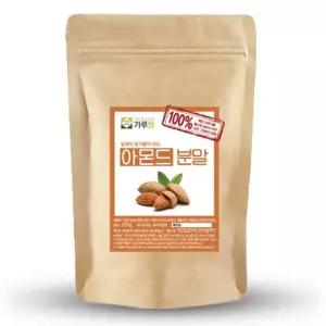 [유토피아]가루랑 순수 아몬드(볶음)분말 선식 200g 건강 가루 분말 천연 조미료