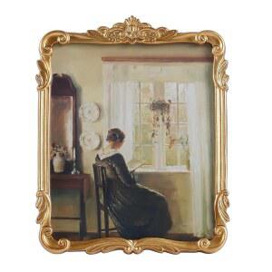 캉체 빈티지 피큐어 액자 데코 월 금 홈 테이블탑 월마운트 레트로 8x10 앤티크 시대의 청동 빅토리아 갤러리 인치 및 아트용