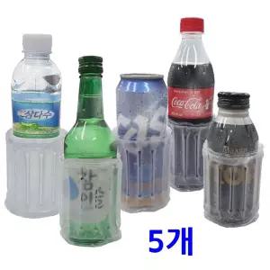 홀더 쿨소주보냉기 음료 아이스 소주쿨러 보냉팩 맥주 5개 [f91ECD9]