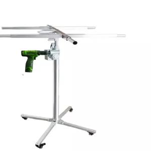 천장 작업용 석고보드 휴대용 접이식 석고 판넬 타공