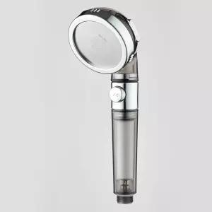 리셀 2500 블랙에디션 3단조절 물멈춤 필터 샤워기