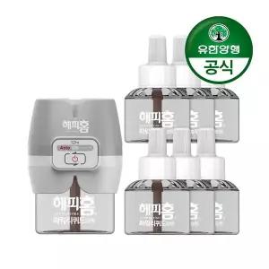 해피홈 스마트 리퀴드모기향 본품+리필 +리필60일 6개