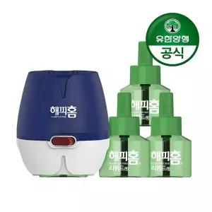 해피홈 코드형리퀴드 모기향 본품+리필 +리필45일 3개