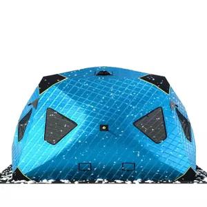 튼튼한 설치 방한 방풍 방수 전자동 얼음낚시텐트