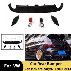[호환품]폭스 바겐 골프 MK6 일반/GTI 2008-2013 후면 범퍼 립 스포일러 자동차 액세서리 하부 디퓨저 바디