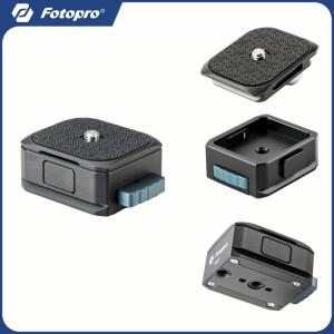 [호환품]Fotopro 클로 퀵 릴리스 플레이트 카메라 마운트 Arca 스위스 슬롯 DSLR용 1/4 인치 삼각대 모노포