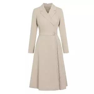 [롯데백화점]미니멈 언발 플리츠 카라 원피스 MXAGWO2070