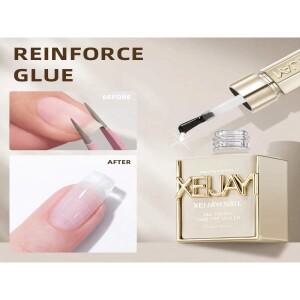 15ml 3-in-1 클리어 호환 하드 빌더 젤 - 전문가용 네일 연장 강화 및 복구 포뮬러 UV/LED 경화 가능