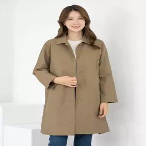 [모슬린]엄마옷 카라 바바리 롱코트 613FGH235 마담중년여성빅사이즈50대60대