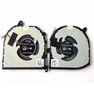 Dell XPS 15 9570 7590 XPS15-9570 Precision 5540 시리즈 팬용 새 노트북 CPU + GPU 냉각 팬 교체