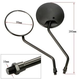 할리 데이비슨 혼다 호환 스즈키 호환 야마하 용 범용 일반 ABS 알루미늄 10mm 바이크 오토바이 백미러 조