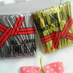 빵봉지끈 8cm 750개세트 빵 봉지끈 빵봉지끈 빵타이 타이 은박봉지끈