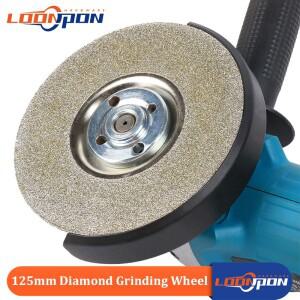 125mm 전기 도금 다이아몬드 커팅 디스크 그라인딩 휠 그릇 모양 유리 세라믹 옥 46 그릿 150 1pc