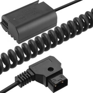 [호환품]DCC17 D -TAP 용수철 케이블 DMW-BLK22 DMW-BLF19 더미 배터리 Lumix g9 DMC-GH3 GH4 GH5 GH6 DC-S