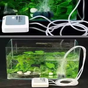 물고기 산소발생기 수족관 미니 산소 공급기 기포기 에어레이터 발생기 에어 무소음 탱크