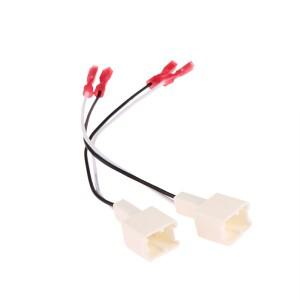 1쌍 자동차 트위터 대시 프론트 스피커 와이어 하네스 어댑터 케이블 커넥터 배선 닛산 호환 시리즈