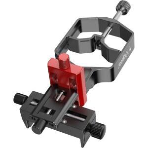 [미국배송] 트라이댑터 - 범용 디지스코핑 어댑터 | 고정밀 폰-망원경 3축 금속 홀더 장착으로 스코프 단안 현미경 발견 2.4인치 접안렌즈 맥스 & 대부분의 휴대폰 카메라 장착 가능