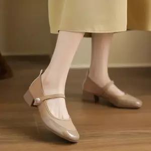 여사친 펌프스 접이식 논슬립 플랫 슈즈 스트랩힐 작은구두 패피5