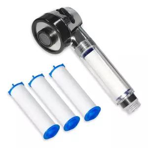 2기능 주방용 필터헤드+교체용 필터 3개입 주방수전 수압상승 씽크대