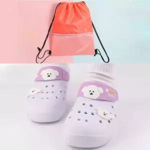 학생실내화 퍼피 퍼플실내화 실내화 신발주머니 개학 준비물 초등학생 세트