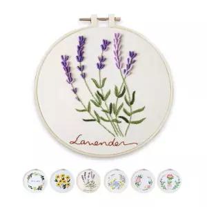 초보자 자수 패키지 세트 DIY 인테리어용품 자수패키지세트 프랑스 도안