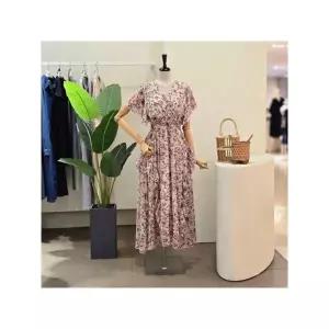 [하프클럽/포커스]  FM5D3OP32393 플라워 프릴 쉬폰 원피스