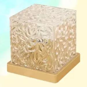 [Deco] 크리스탈 무드등 물결무늬 취침등 LED조명 테이블