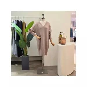 [하프클럽/포커스]  FF4I9OP5938 루즈핏 브이넥 니트 원피스