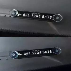 NS 주차번호판 자동차 휴대폰번호 연락처 주차알림판 차량용전화번호판 차번호판