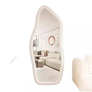 웨이브 전신거울 카페 거실 미용실 곡선 물결 플로어 거울